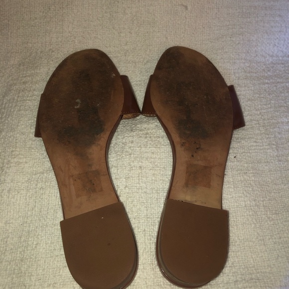 Madewell Caren brown patent leather slides size 7 - Picture 5 of 5
